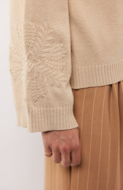 Trui Shonda Knit Wood Ash