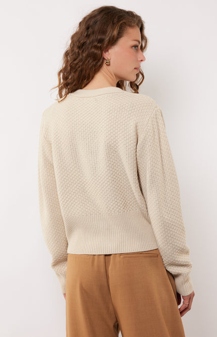 Vest Dolores Knitting Sand