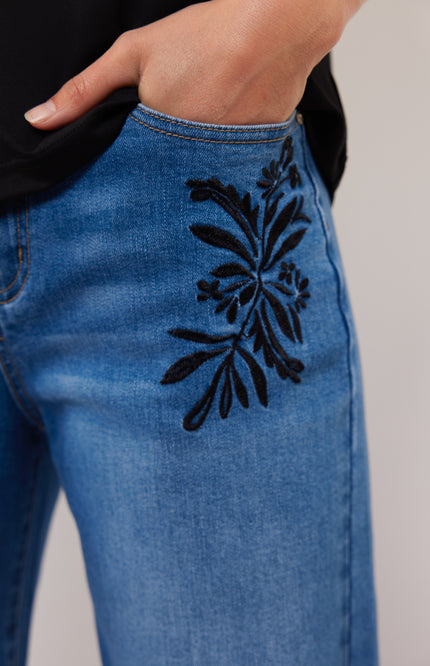 Broek Neona Denim Mid Blue