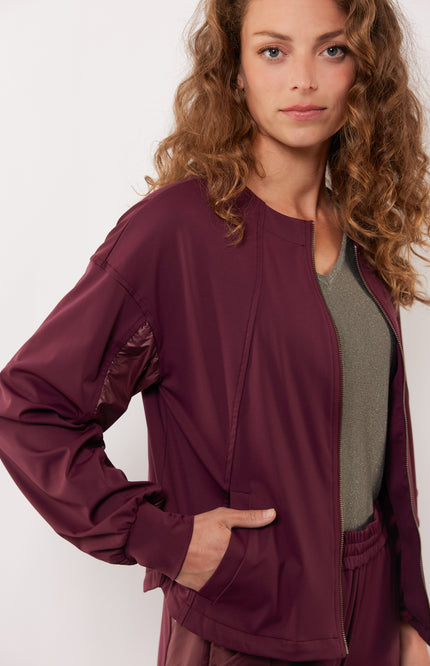 Jacket Meryl Mauve Wine