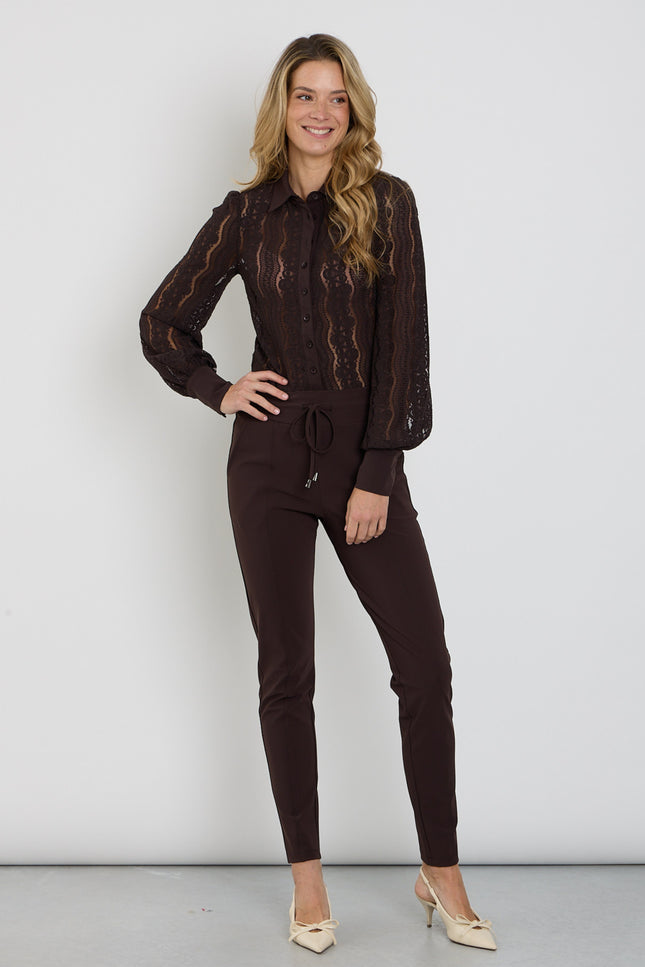 Bonded Travel Broek Espresso 202632