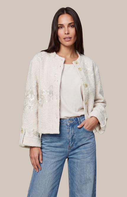 Jacket Bryndís Wool White