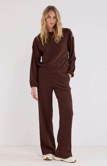 Trui Dropped Shoulder Chocolate C49-21-601