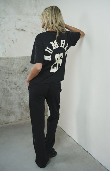 T-Shirt Kailey Black Offwhite A26