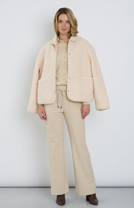 Bonded Travel Broek Flared Sand 202631