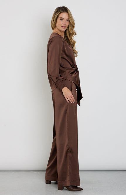 Broek Satin Chestnut 202936