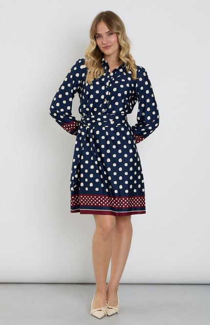 Jurk Met Bolletjesprint D327L-P157
