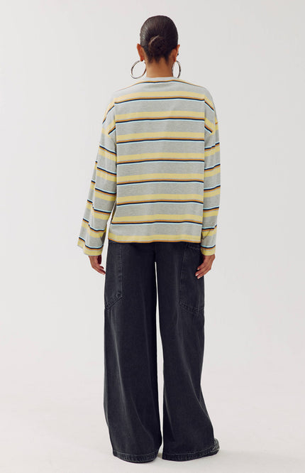 Longsleeve Tommy Grey Melee Stripe AW6P613