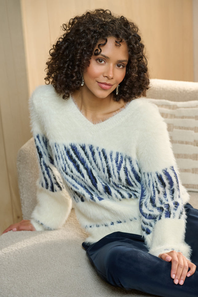 Top Isabeau Knit Wool White