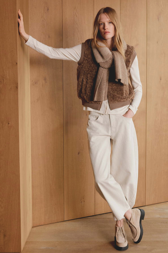 Broek Lolah Natural Soft Cream L28