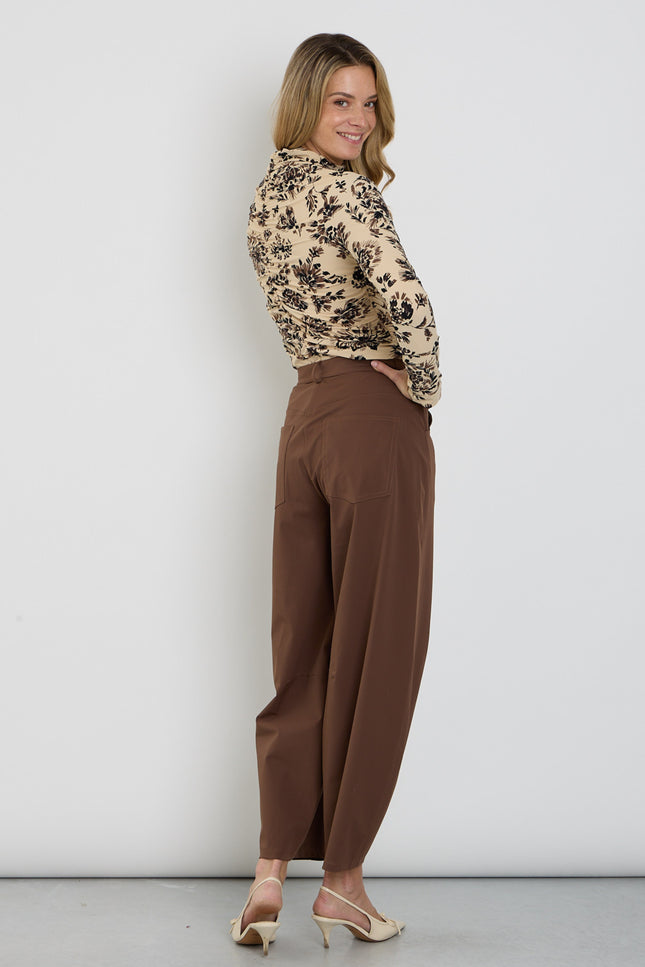 Heavy Travel Broek Balloon Chestnut 202798