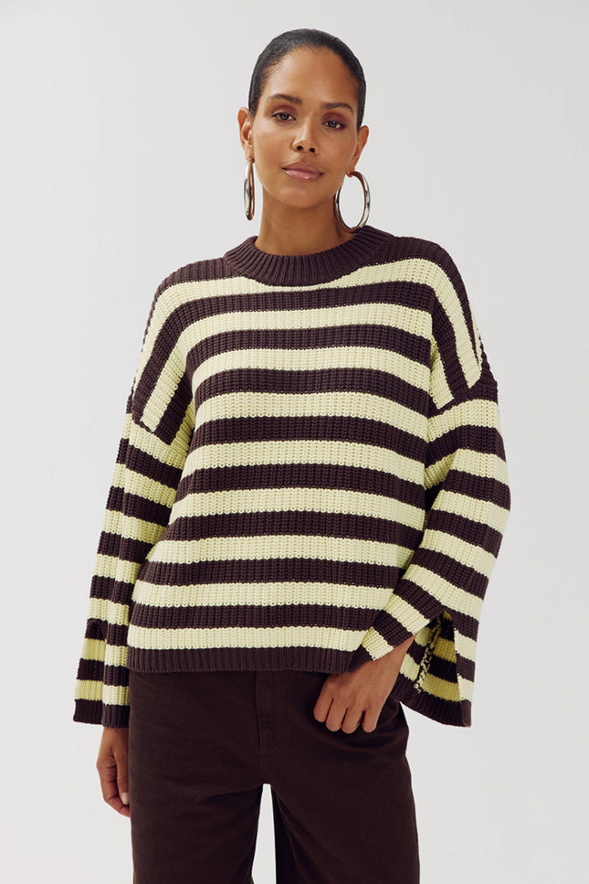 Trui Alice Almond Oil Stripe AW6W502