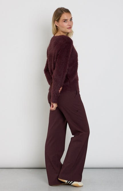 Broek Claudette Fancy Punta Burgundy SRB5095 L33