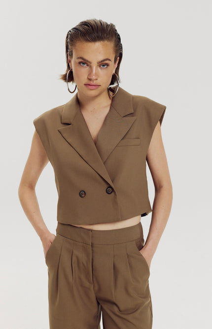Gilet Esmee Muted Moss AW6N206