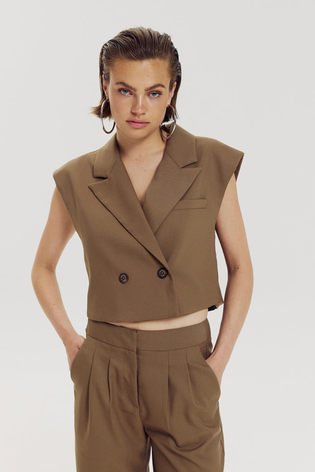 Gilet Esmee Muted Moss AW6N206