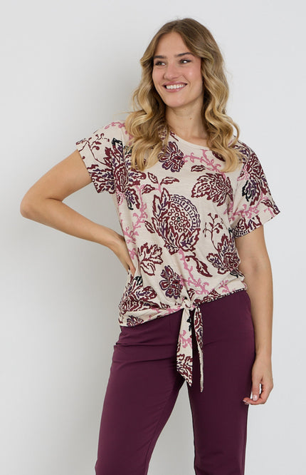 Top Strik Paisley Print Port 183629