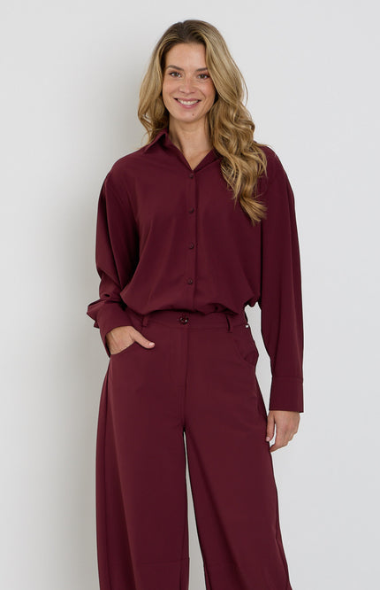Travel Blouse Light Burgundy 202863