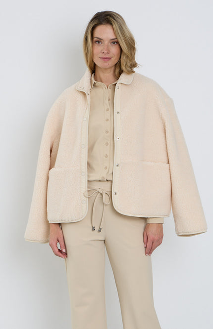 Jacket Teddy Reversible Sand 202904