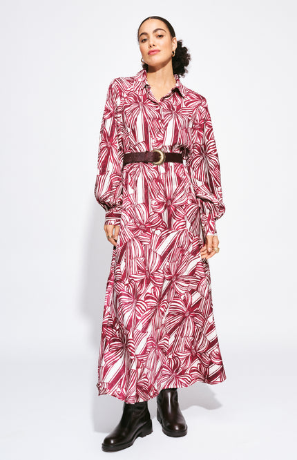 Jurk Cato Ribbon Red SP9741