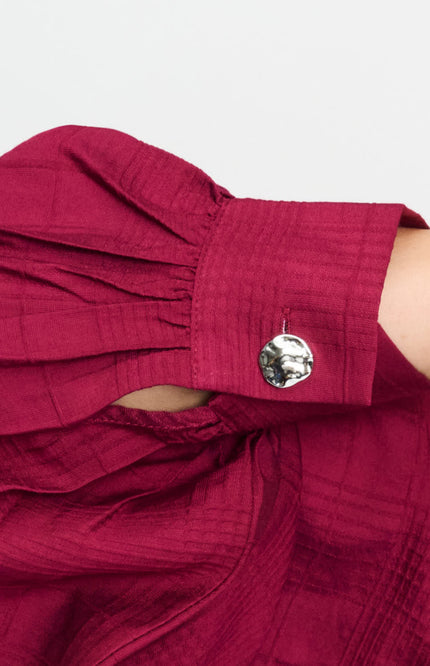 Blouse Ivy Burgundy Red SP9731