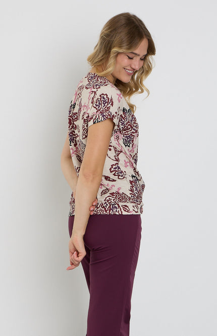 Top Strik Paisley Print Port 183629
