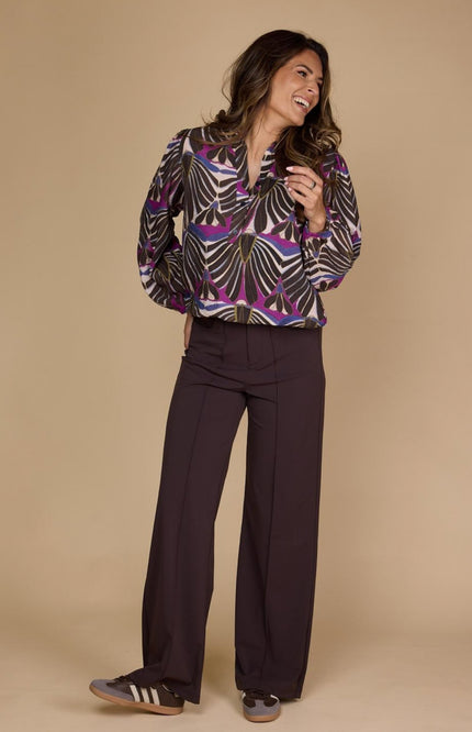 Blouse Mattie Navy Violet 265