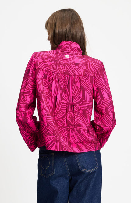 Blouse Sara Ribbon Pink SP9735
