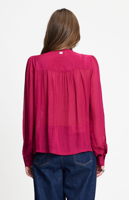 Blouse Valerie Burgundy Red SP9737