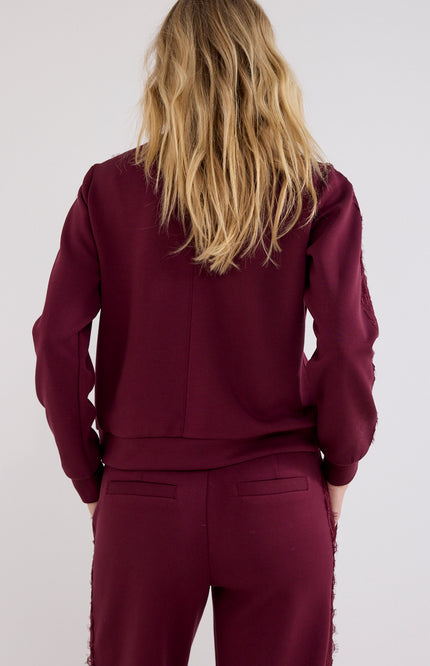 Trui Technical Sweat Lace Pomegranate C12-21-601