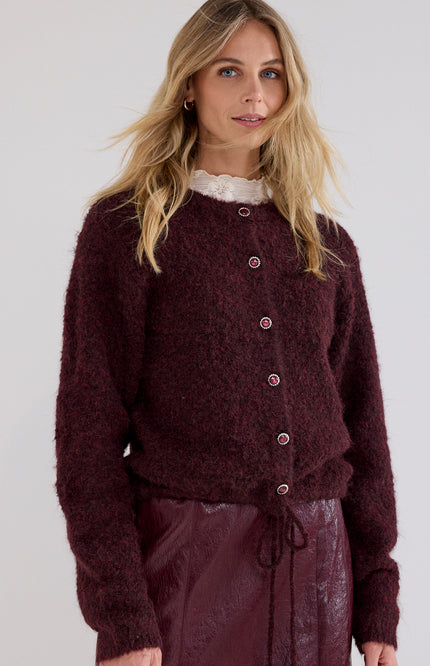 Vest Puff Sleeve Pomegranate C18-21-701