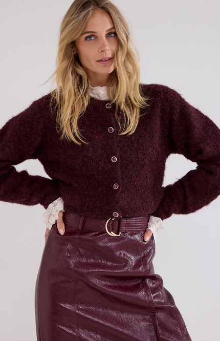 Vest Puff Sleeve Pomegranate C18-21-701