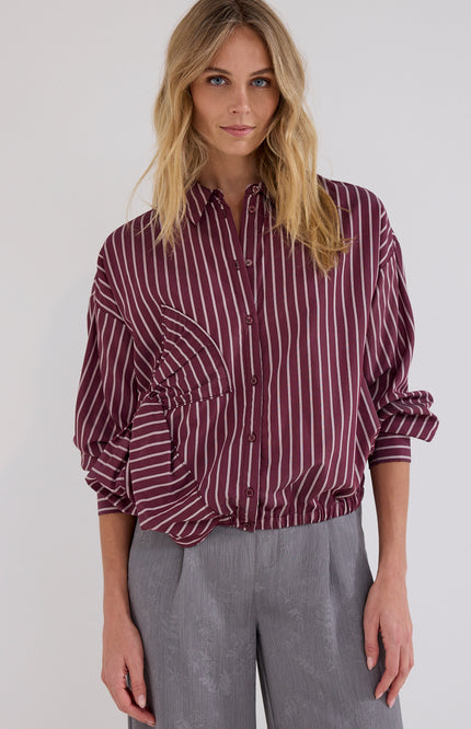 Blouse Bow Applique Pomegranate C51-21-301