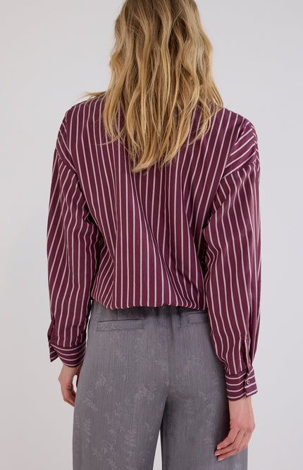 Blouse Bow Applique Pomegranate C51-21-301