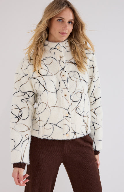 Jacket Graphic Teddy Snow C43-21-801