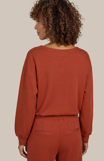 Sweater Aoife Knitting Burnt Henna