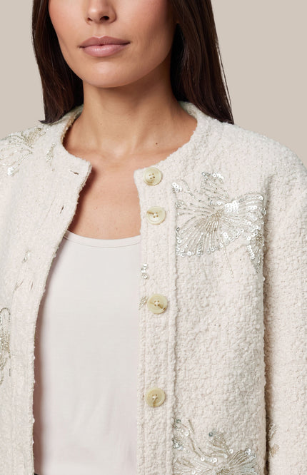 Jacket Bryndís Wool White