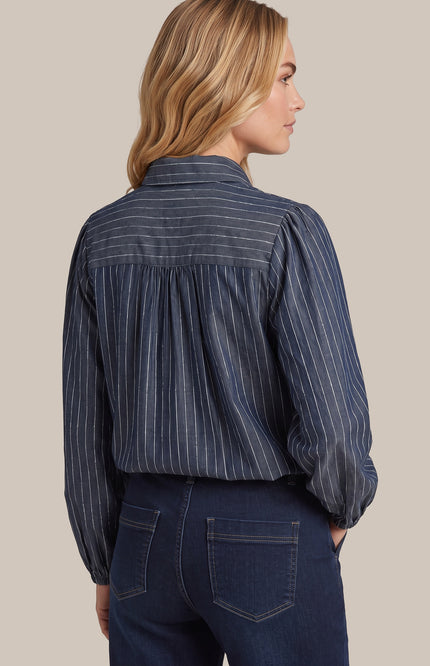 Blouse Fionn Denim Light Grey