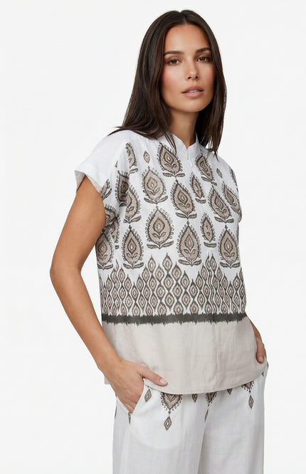 G-maxx Top Dagny Top Sand Sahara Stretchshop.nl