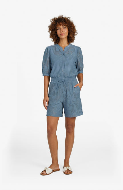 G-maxx Short Lilja Light Jeans Blue Stretchshop.nl