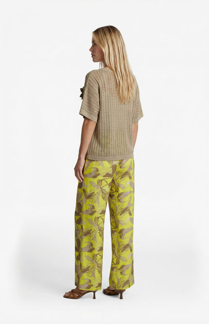 G-maxx Broek Ilsebel Cyber Lime Walnut Stretchshop.nl