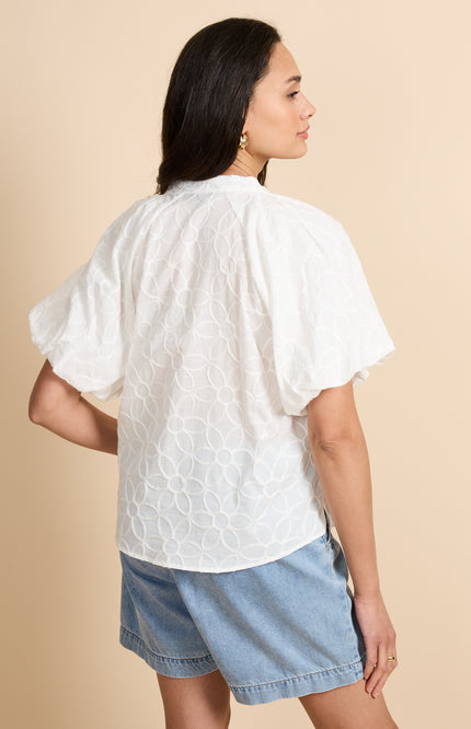 G-maxx Blouse Thalia Offwhite Stretchshop.nl