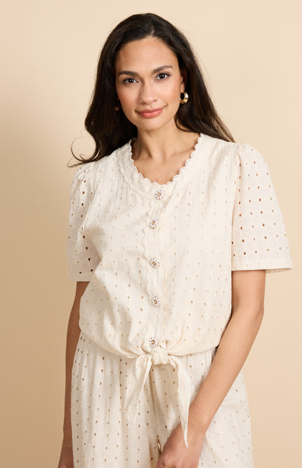 G-maxx Blouse Ulani Sand Stretchshop.nl