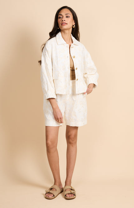 G-maxx Short Esmarie Offwhite Stretchshop.nl