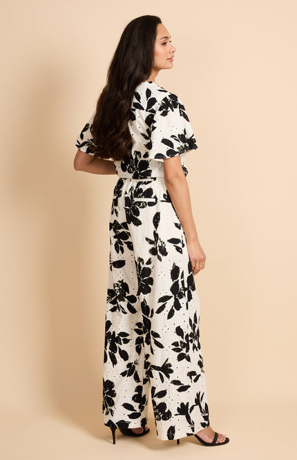 G-maxx Broek Aeris Offwhite Black Stretchshop.nl