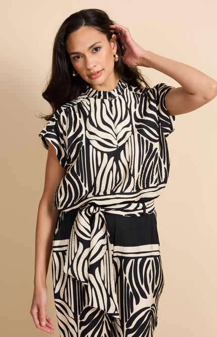 G-maxx Top Havine Black Sand Stretchshop.nl