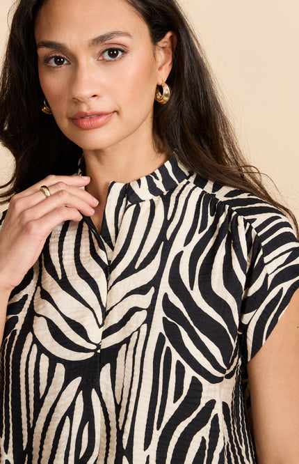 G-maxx Top Havine Black Sand Stretchshop.nl