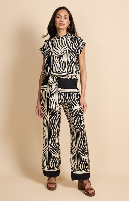 G-maxx Broek Ilsebel Black Sand Stretchshop.nl