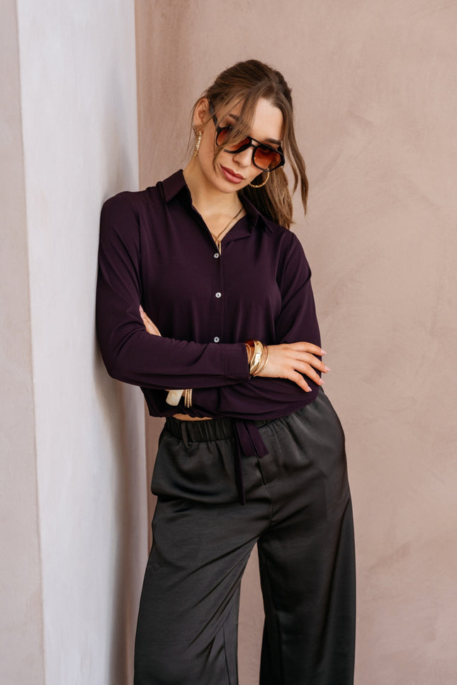 Blouse Lotus Deep Plum BL453