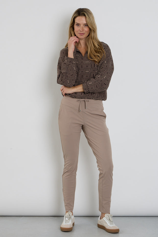 Travel Broek Amber Taupe