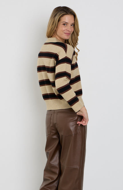 Trui Stripe Sand 202888